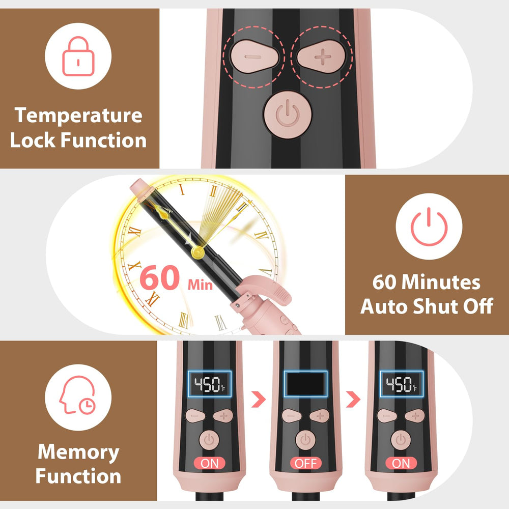 MiroPure temperature lock function shown for safe operation