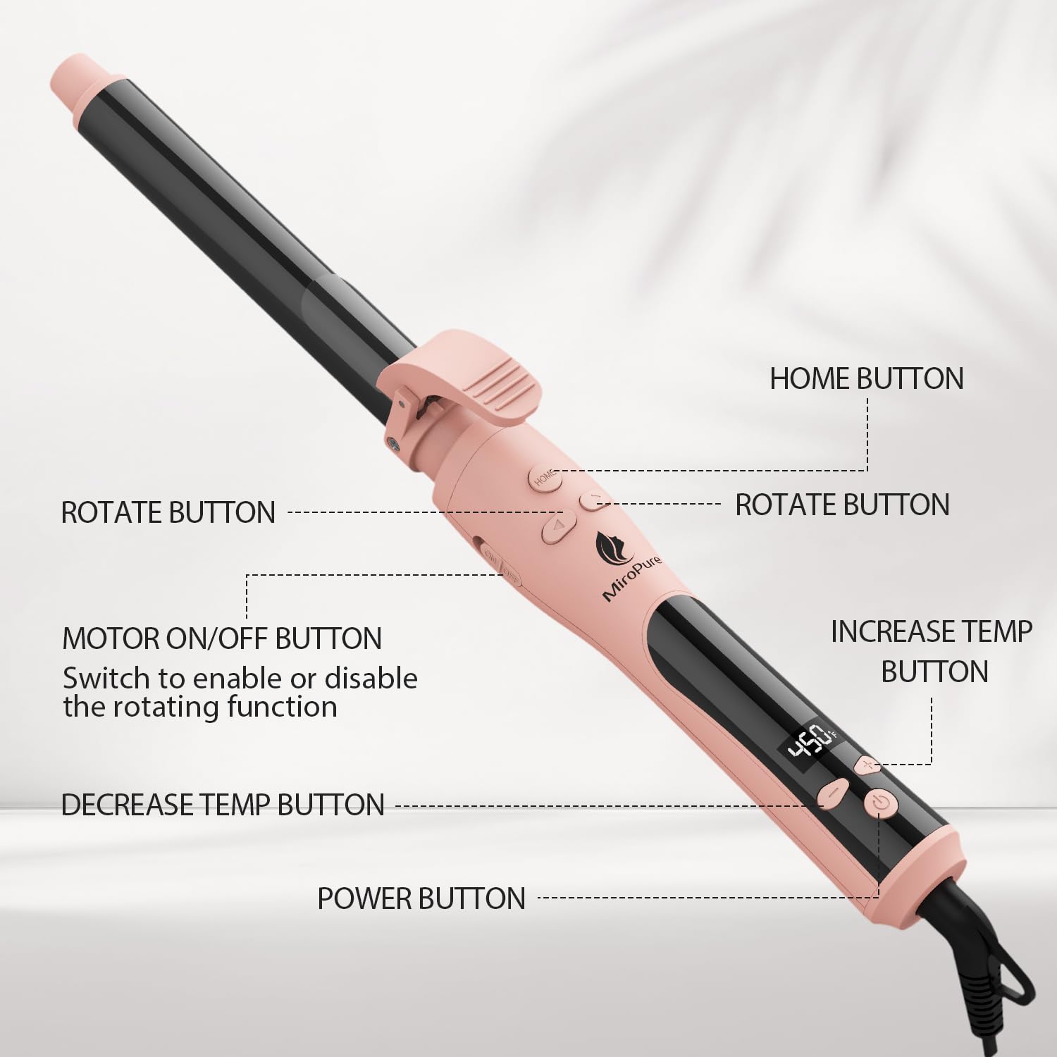 MiroPure travel-friendly design ideal for on the go styling