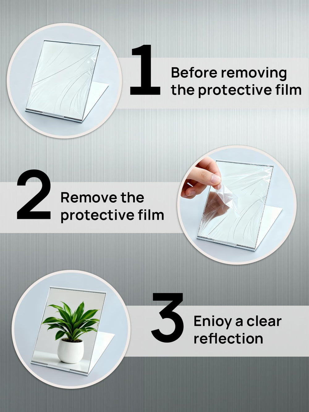 MIRRORNOVA ultra-slim mirror profile highlights lightweight design