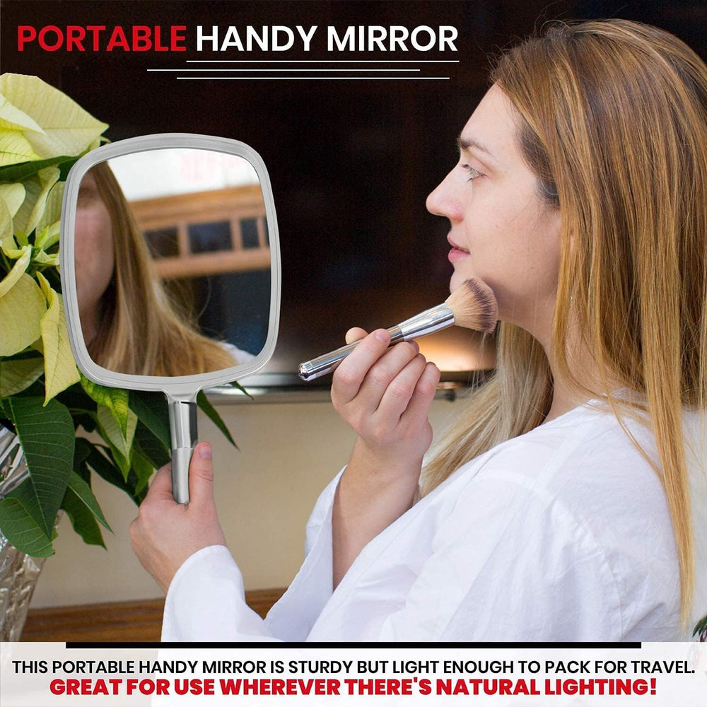 MIRRORVANA premium silver coating provides crisp reflections for professional looks.