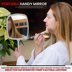 MIRRORVANA premium silver coating provides crisp reflections for professional looks.