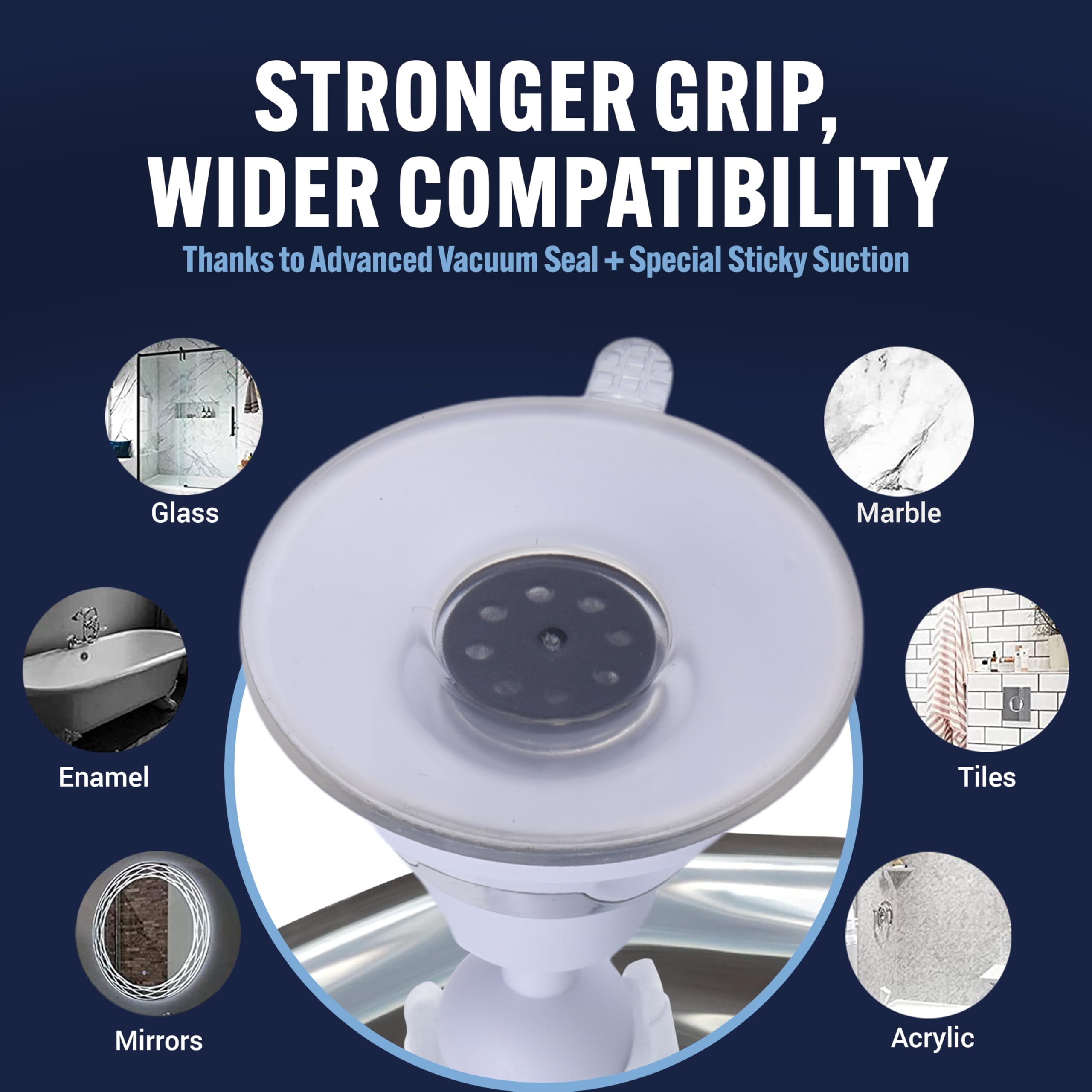 MIRRORVANA shatterproof design avoids glass breakage in the shower