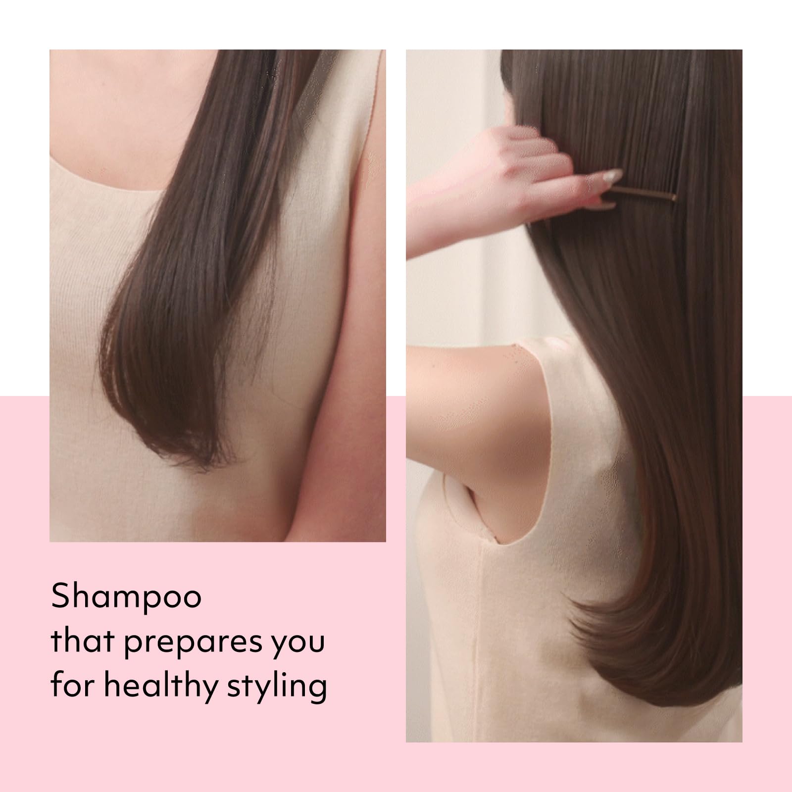 Mise En Scene Hair Perfume Shampoo fragrance close-up highlighting peony and rose notes