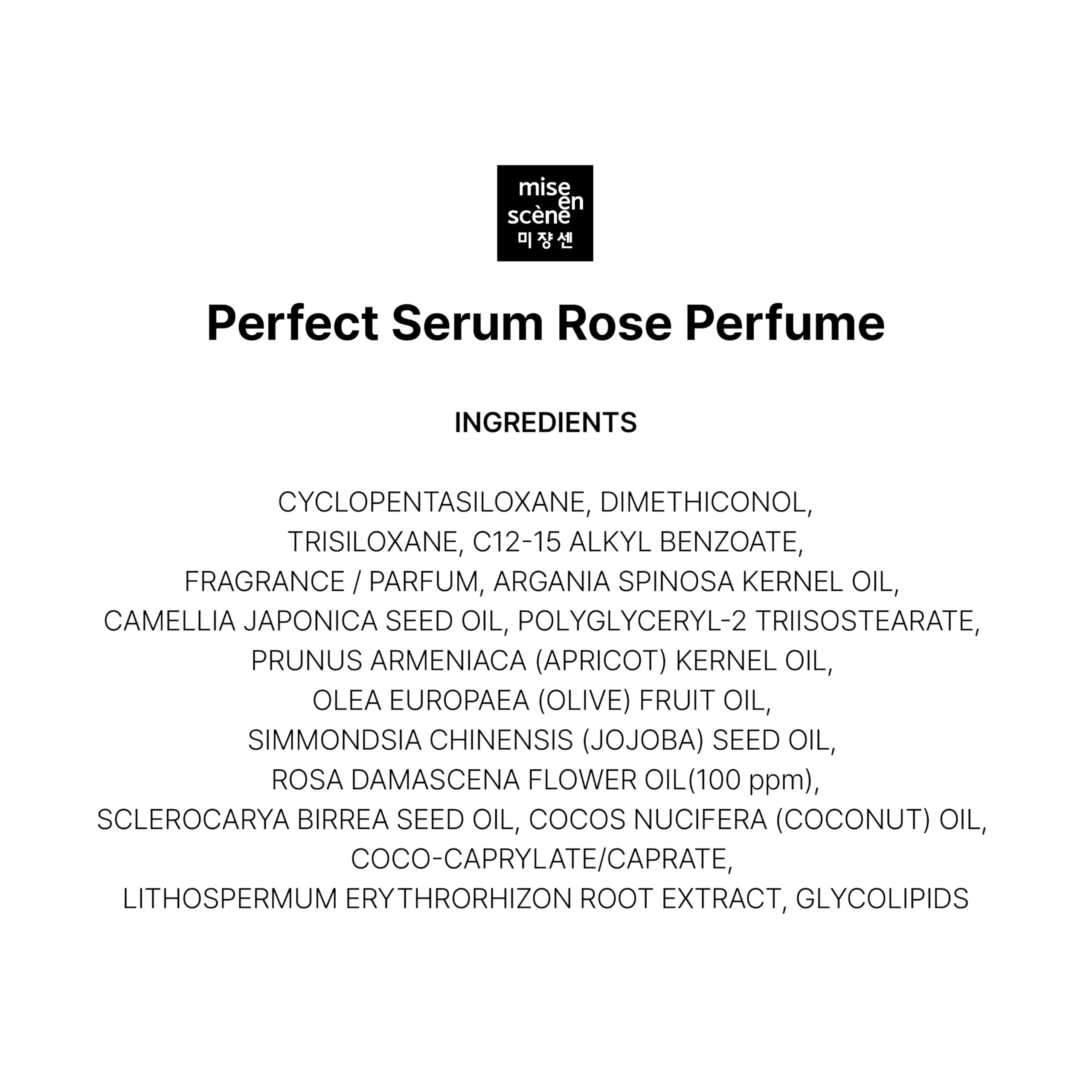 Mise En Scene natural oils nourish hair with a blend of argan and plant oils.