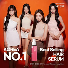 Mise En Scene Perfect Serum bottle detail highlights argan oil richness