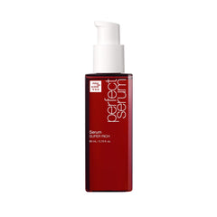 Mise En Scene Perfect Serum bottle close-up for nourishing hair shine
