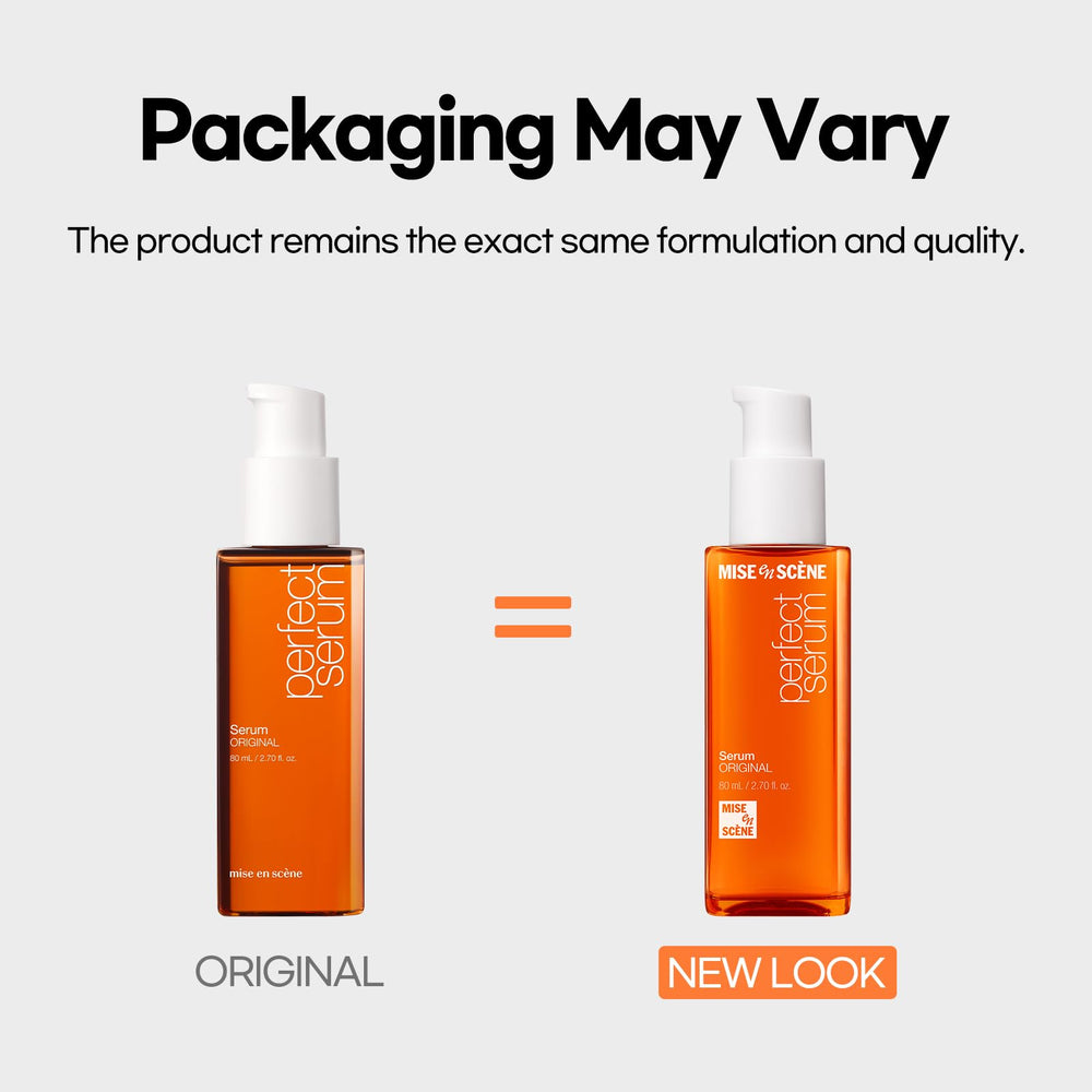 Mise En Scene Perfect Serum Original for dry hair delivers moisture and softening that lasts.