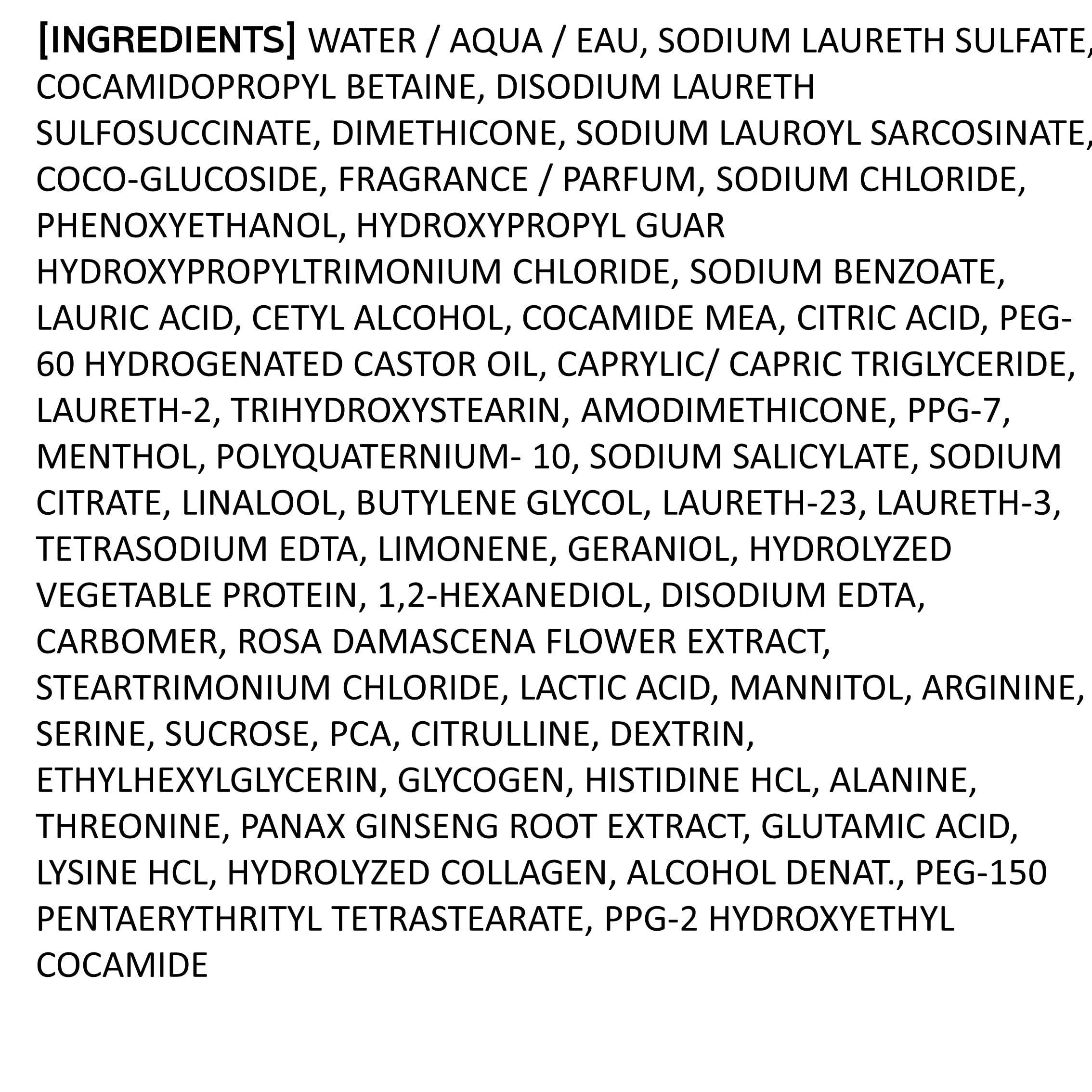 Mise En Scene Salon 10 Protein Shampoo 500ml bottle for versatile home use.