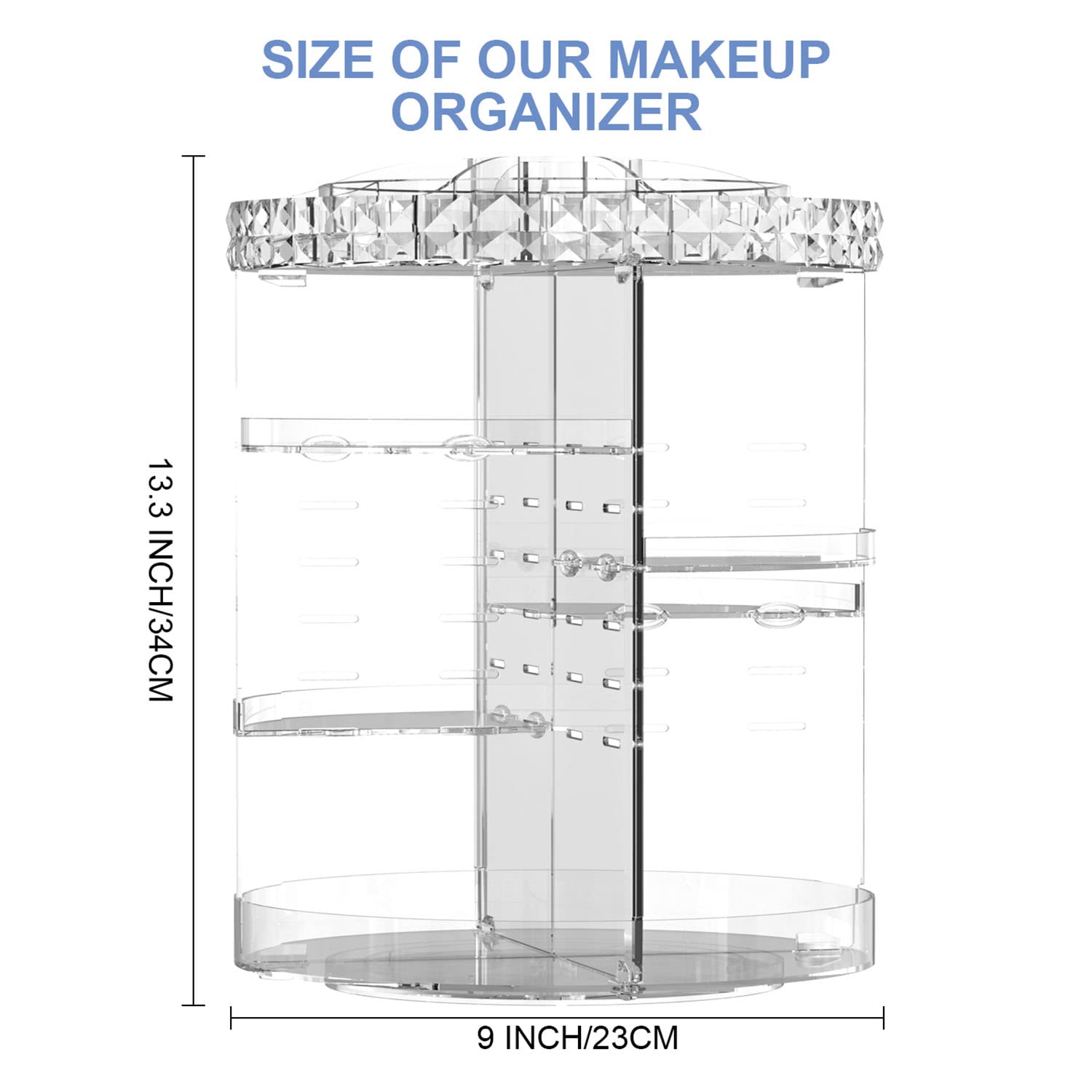 MISERWE cosmetic brush lipstick storage keeps essentials organized and accessible.