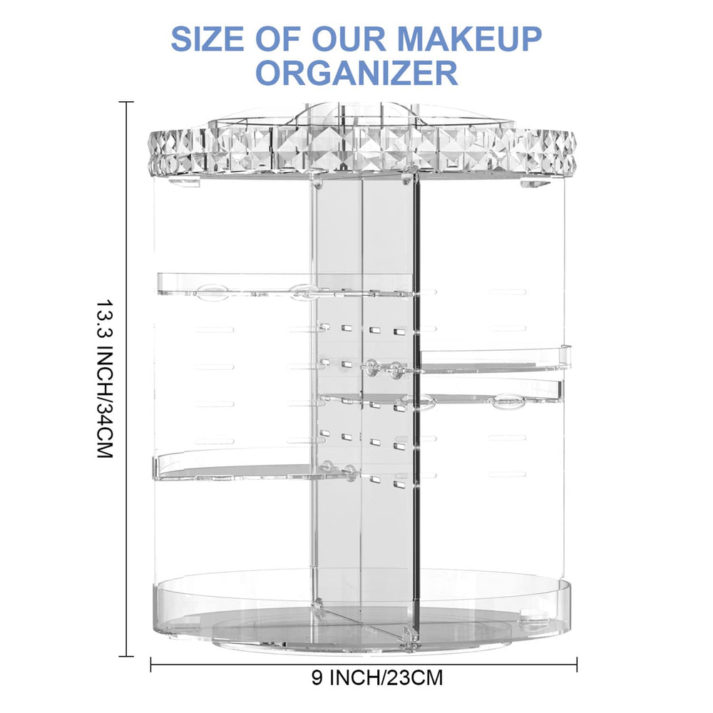 MISERWE cosmetic brush lipstick storage keeps essentials organized and accessible.