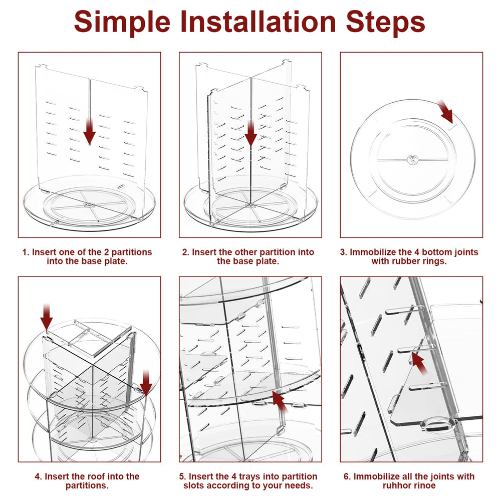 MISERWE top plate design helps keep slender brushes in place.