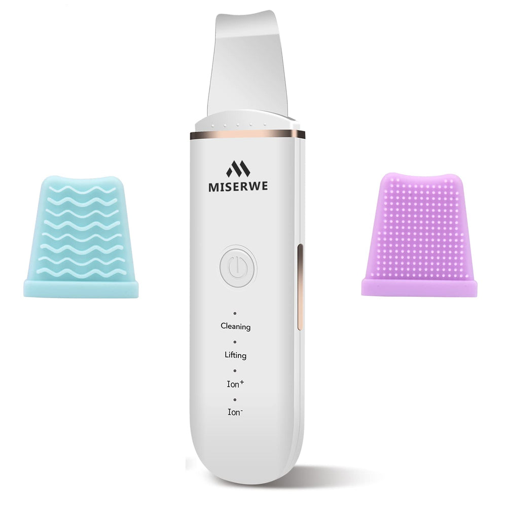 MISERWE Skin Scrubber steam-ready use demonstrates facial prep