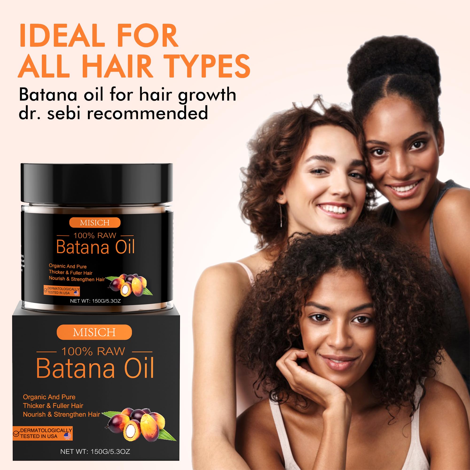 MISICH Batana Oil packaging designs with bilingual labeling