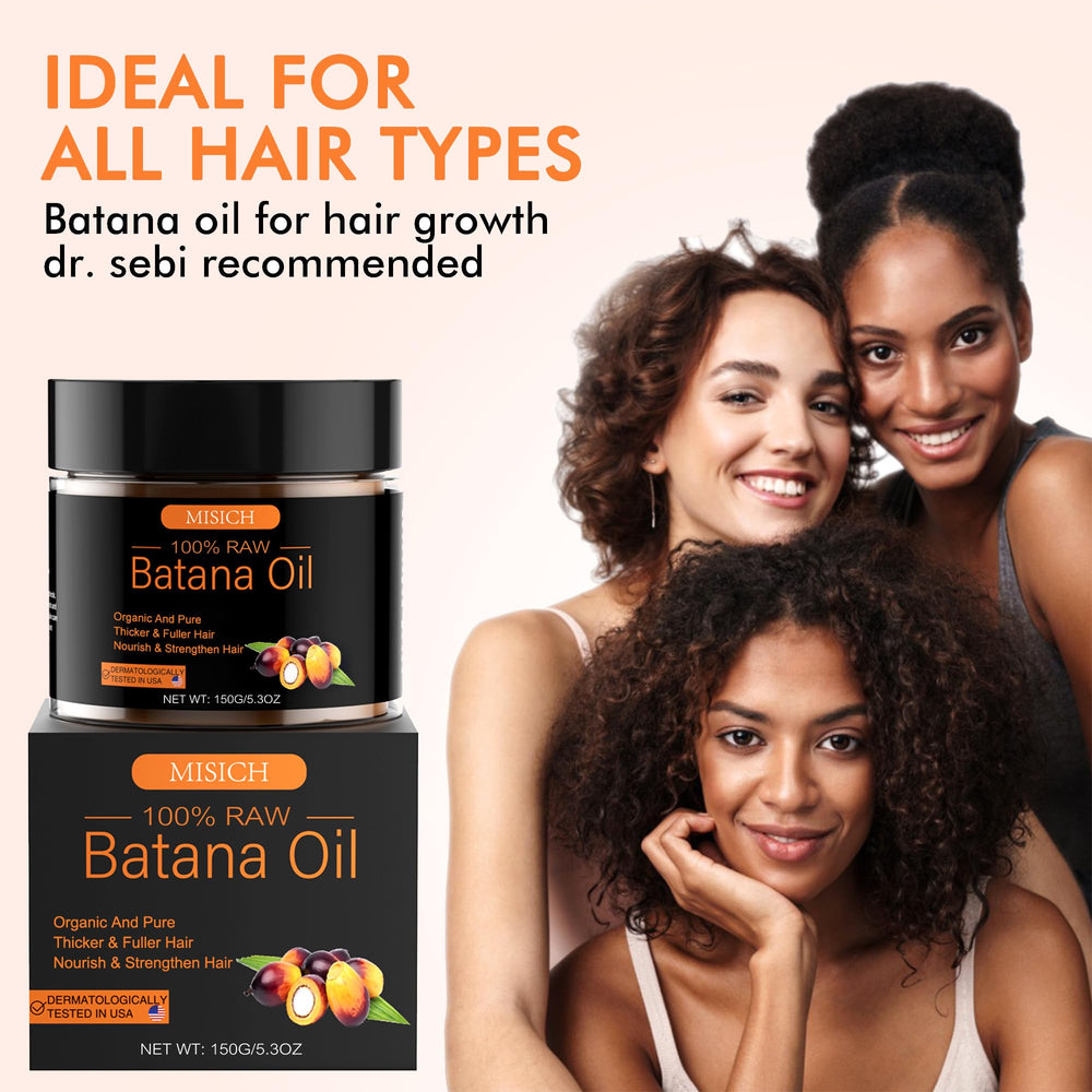 MISICH Batana Oil packaging designs with bilingual labeling