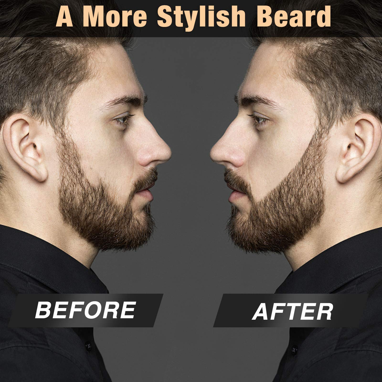 MISICH beard pencil filler fill-gaps end covers small gaps for a fuller appearance.