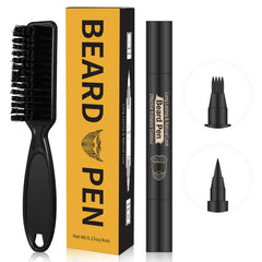 MISICH beard pencil filler outline tip demonstrates precise beard shaping for a natural look.