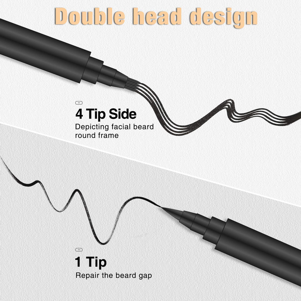 MISICH beard pencil filler two-ends design enables outline and gap filling in one tool.