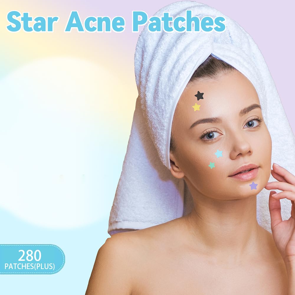 MISMALS Star Pimple Patches Hydrocolloid Absorb — absorbs secretions for clearer-looking skin.