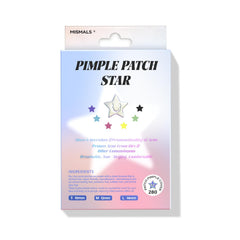 MISMALS Star Pimple Patches Pack Front — star design provides targeted coverage and protection.