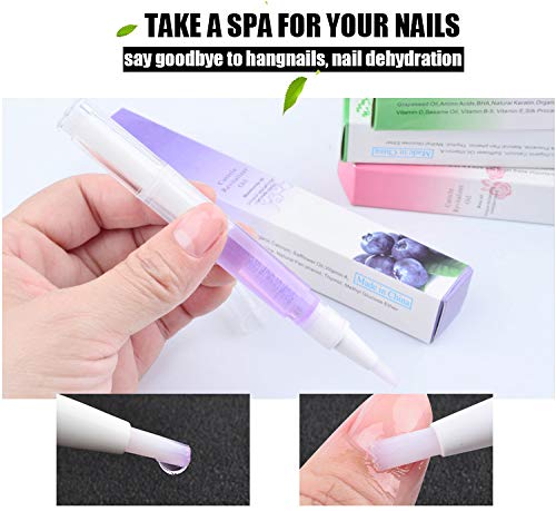 Miss Forever cuticle oil pen oil drop texture showing rich nourishment.