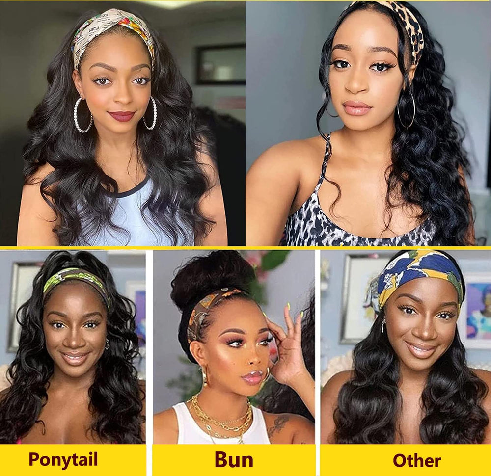 Miss Lee 18 inch body wave wig with voluminous texture.