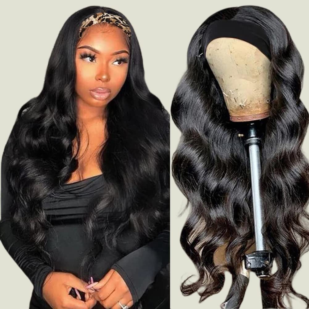 Miss Lee headband wig with velcro buckle design for quick secure wear.
