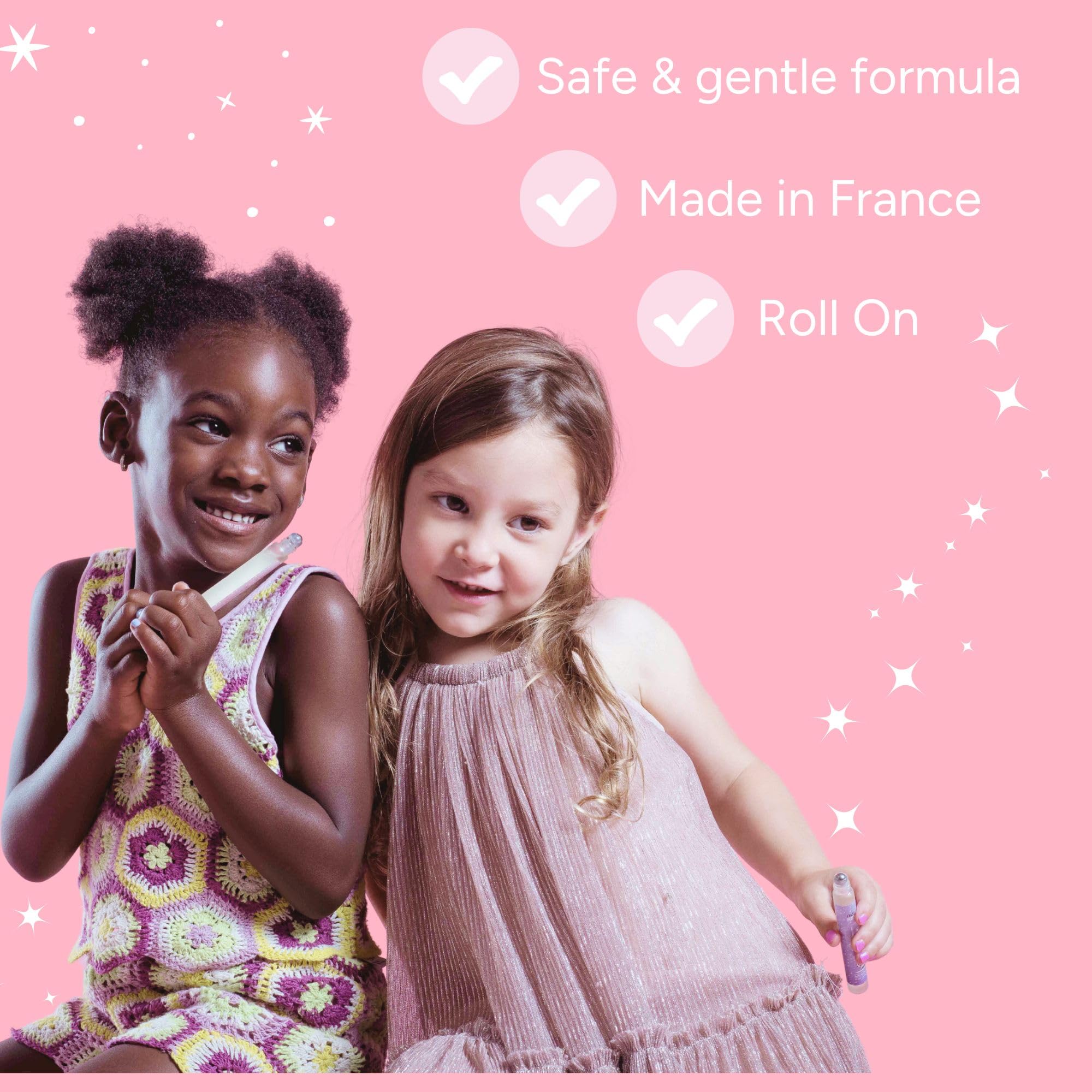 Miss Nella Kids Sweet Like Me roll-on applicator enabling easy kid-friendly application