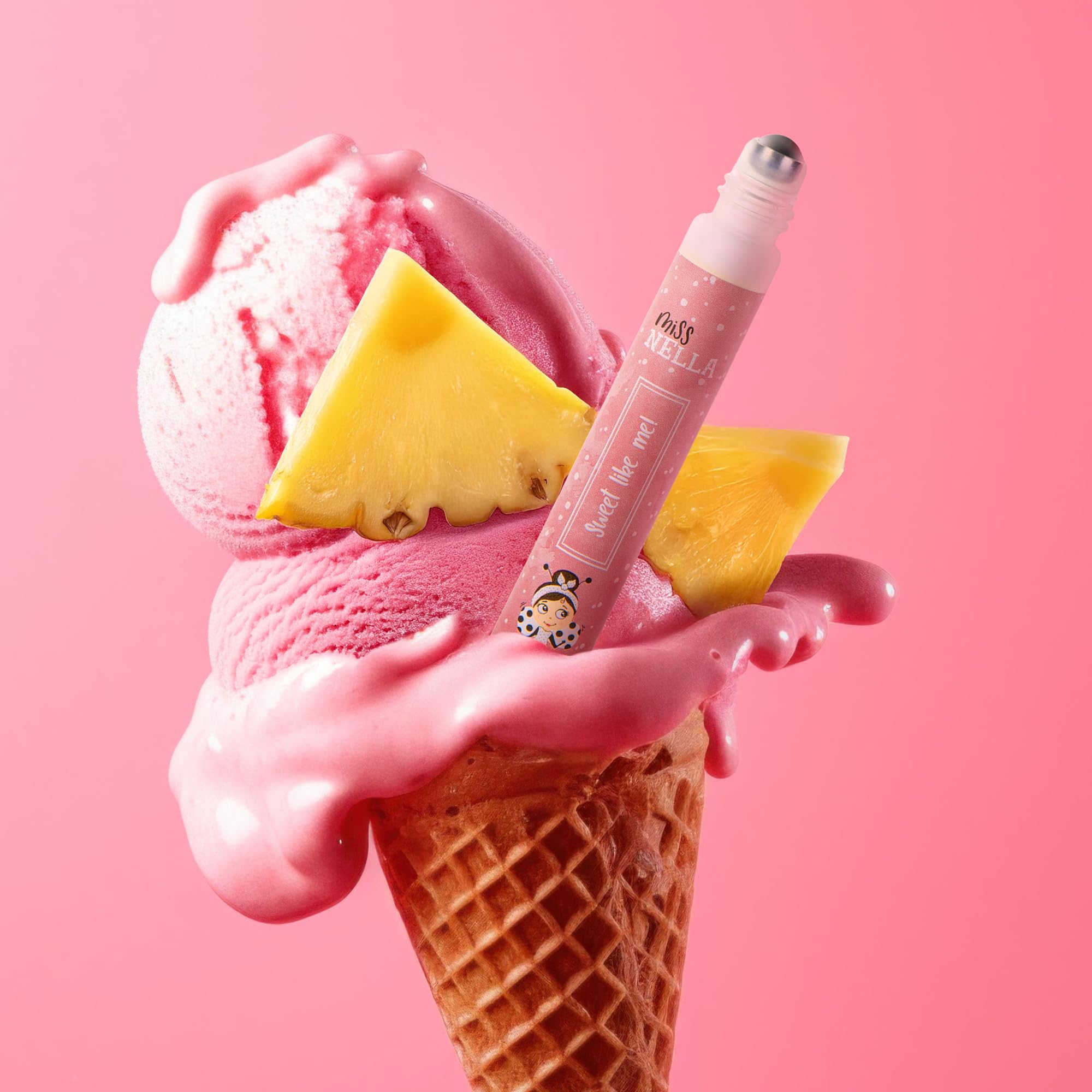Miss Nella Kids Sweet Like Me tropical mango note conveys sunny, fruity aroma