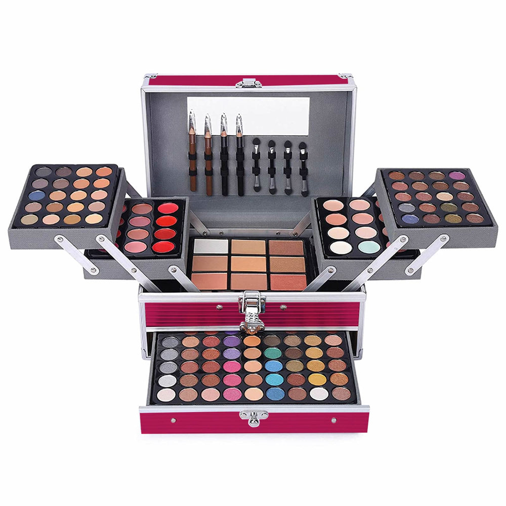 Miss Rose aluminum outer box and multi-layer design shows sturdy portability.