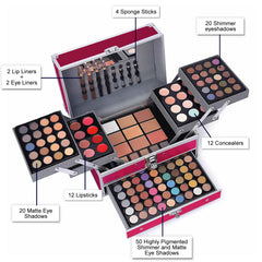 Miss Rose All In One eyeshadow palette with 94 colors for versatile day-to-night looks.