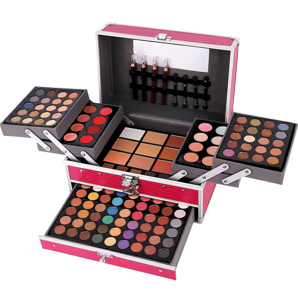 Miss Rose lipstick set with 12 shades offers coordinated lip color options.