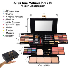 Miss Rose M 58 Color Kit eyeshadow palette for versatile day-to-night looks.