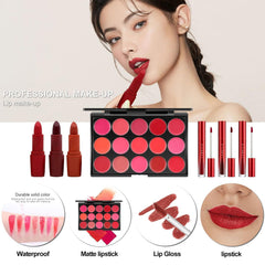Miss Rose M All In One eyeshadow palette close-up for creative eye looks