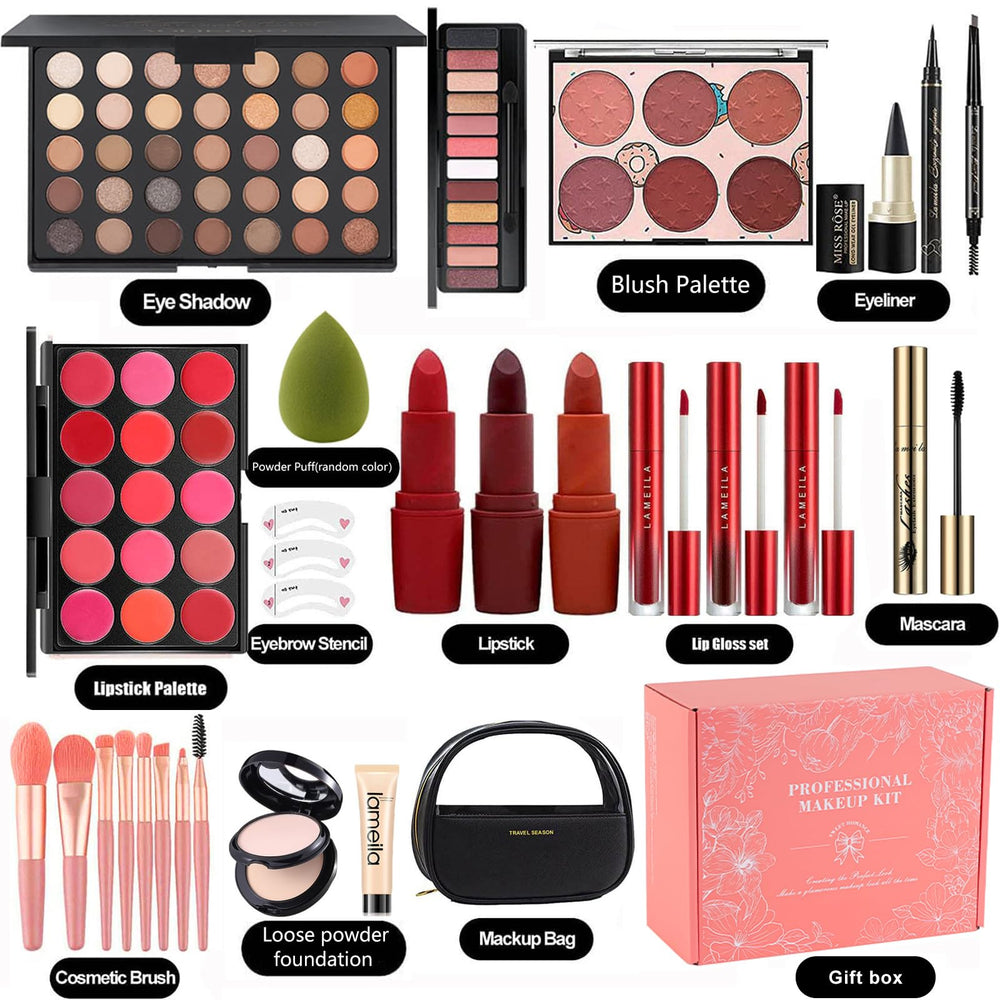 Miss Rose M All In One lipstick selection showing versatile color options