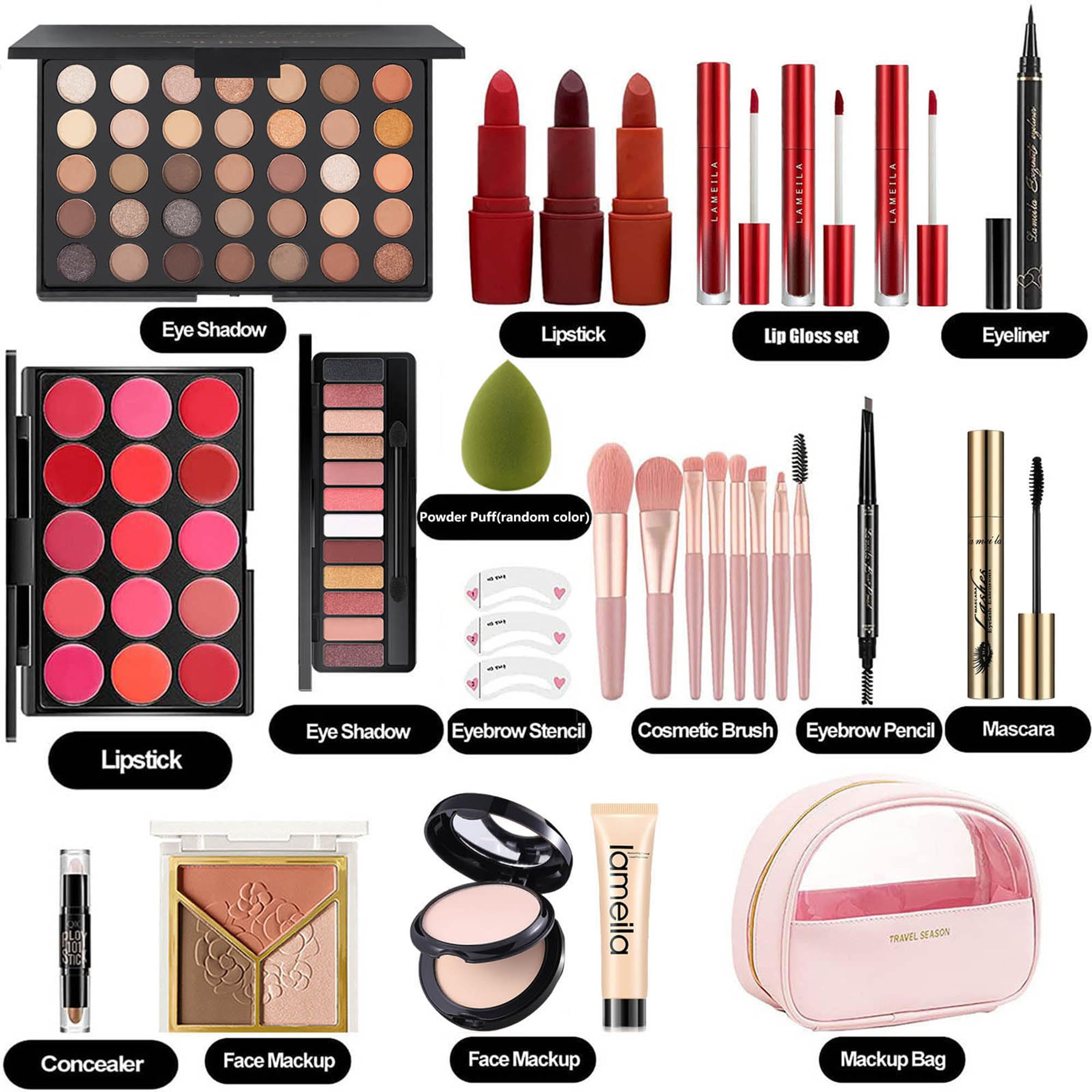 Miss Rose M foundation palette delivers even coverage for quick complexion tweaks.