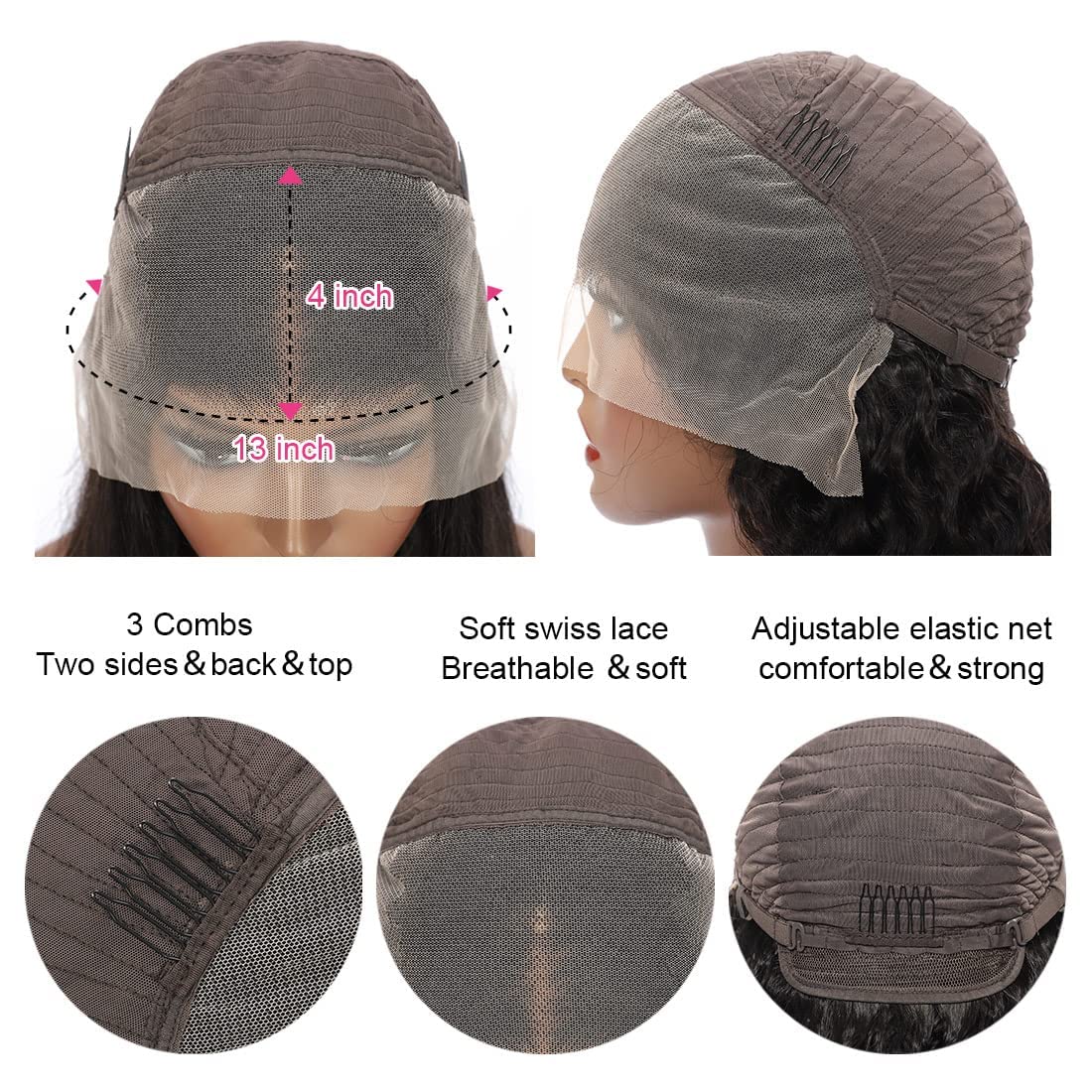 Miss Flower adjustable cap with straps for comfortable, secure all-day wear.