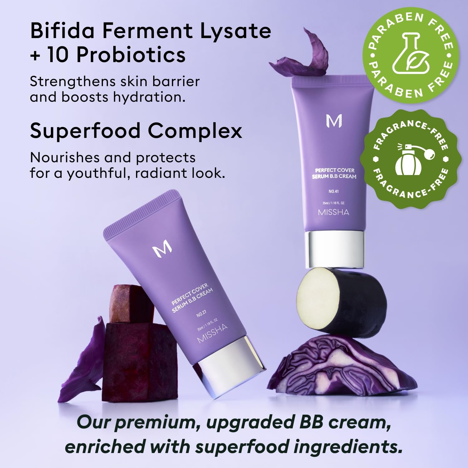 MISSHA bifida ferment lysate ingredient note hints at hydration support