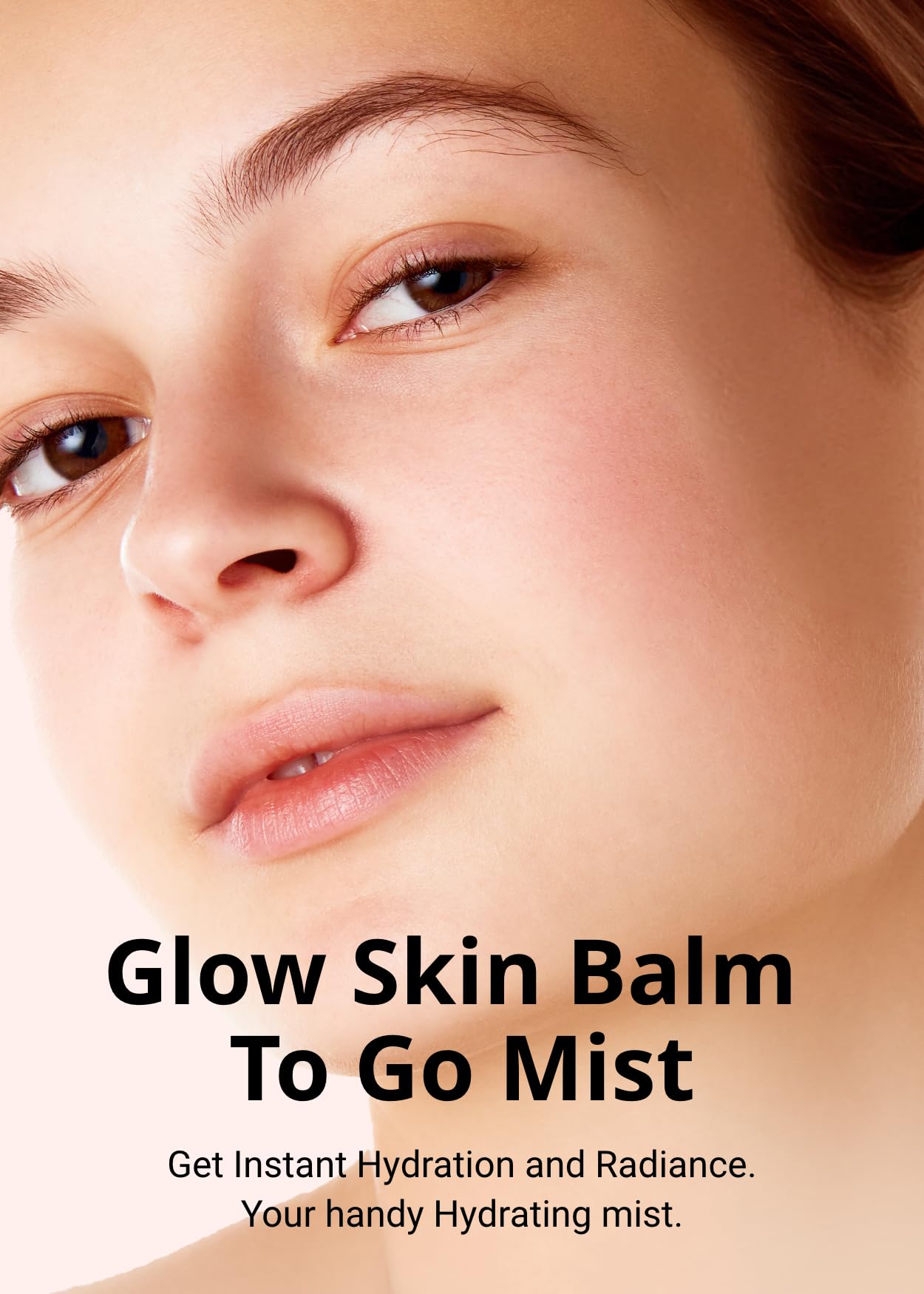MISSHA Glow Skin Balm To Go Mist spray application for easy makeup preparation