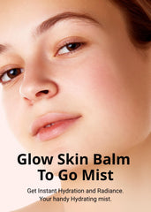 MISSHA Glow Skin Balm To Go Mist spray application for easy makeup preparation