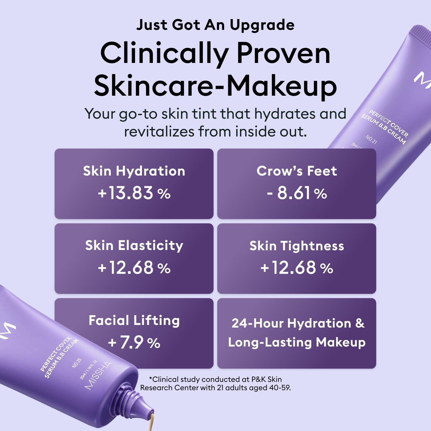 MISSHA M Perfect Cover Serum BB Cream applying with brush for buildable coverage