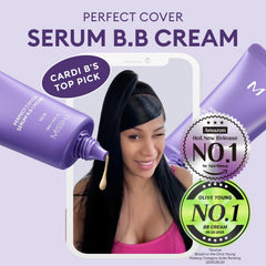 MISSHA Serum BB Cream No.17 bottle close-up highlights hydrating luminous texture