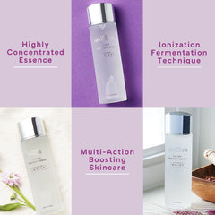 Missha Time Revolution Essence Intensive Moist dispense-action shows controlled serum release for easy layering.