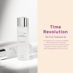 Missha Time Revolution RX bottle pours to illustrate easy dispensing for hydration