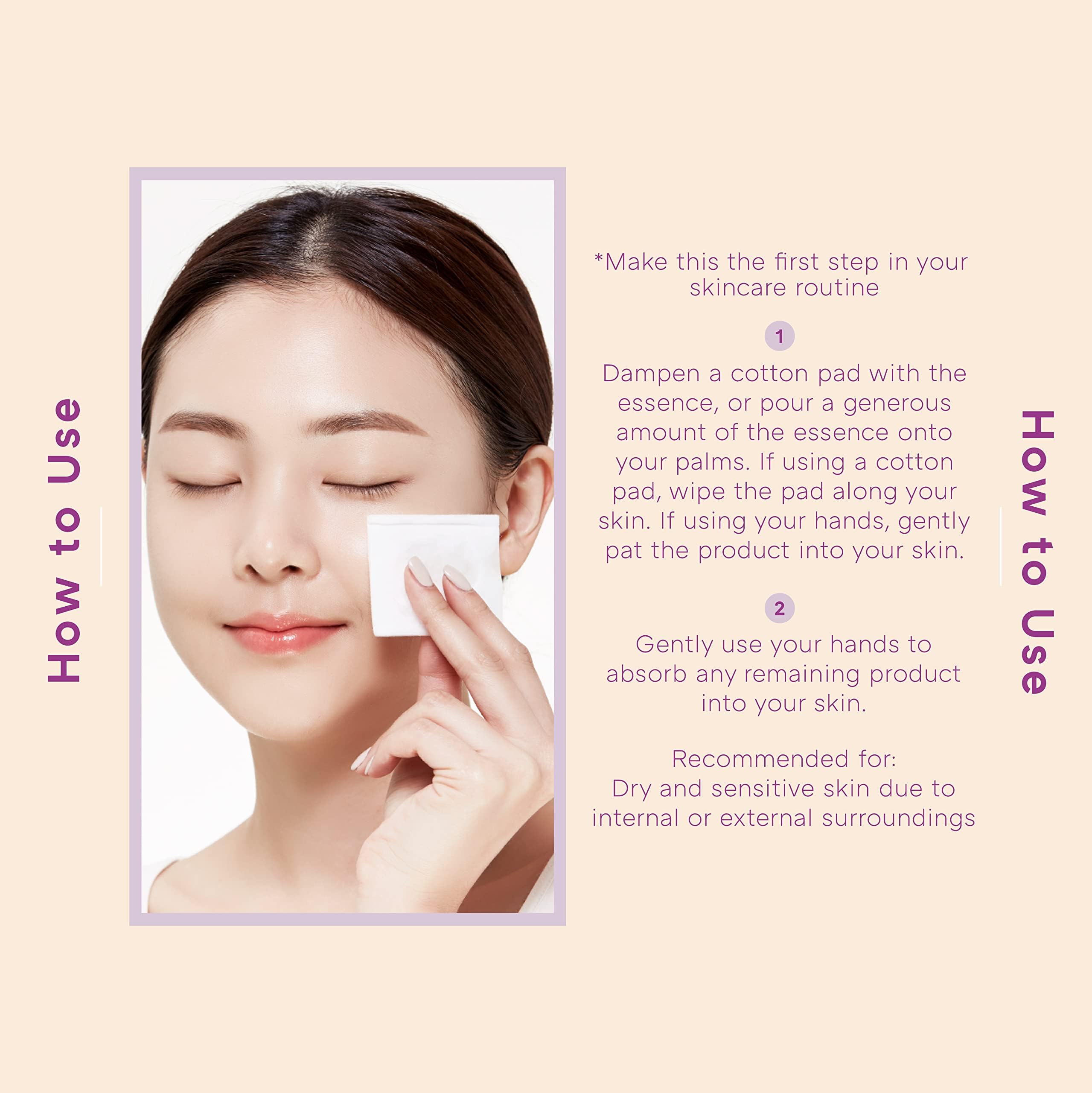 MISSHA Time Revolution First Essence RX swirl swatch demonstrates refreshing, hydrating finish