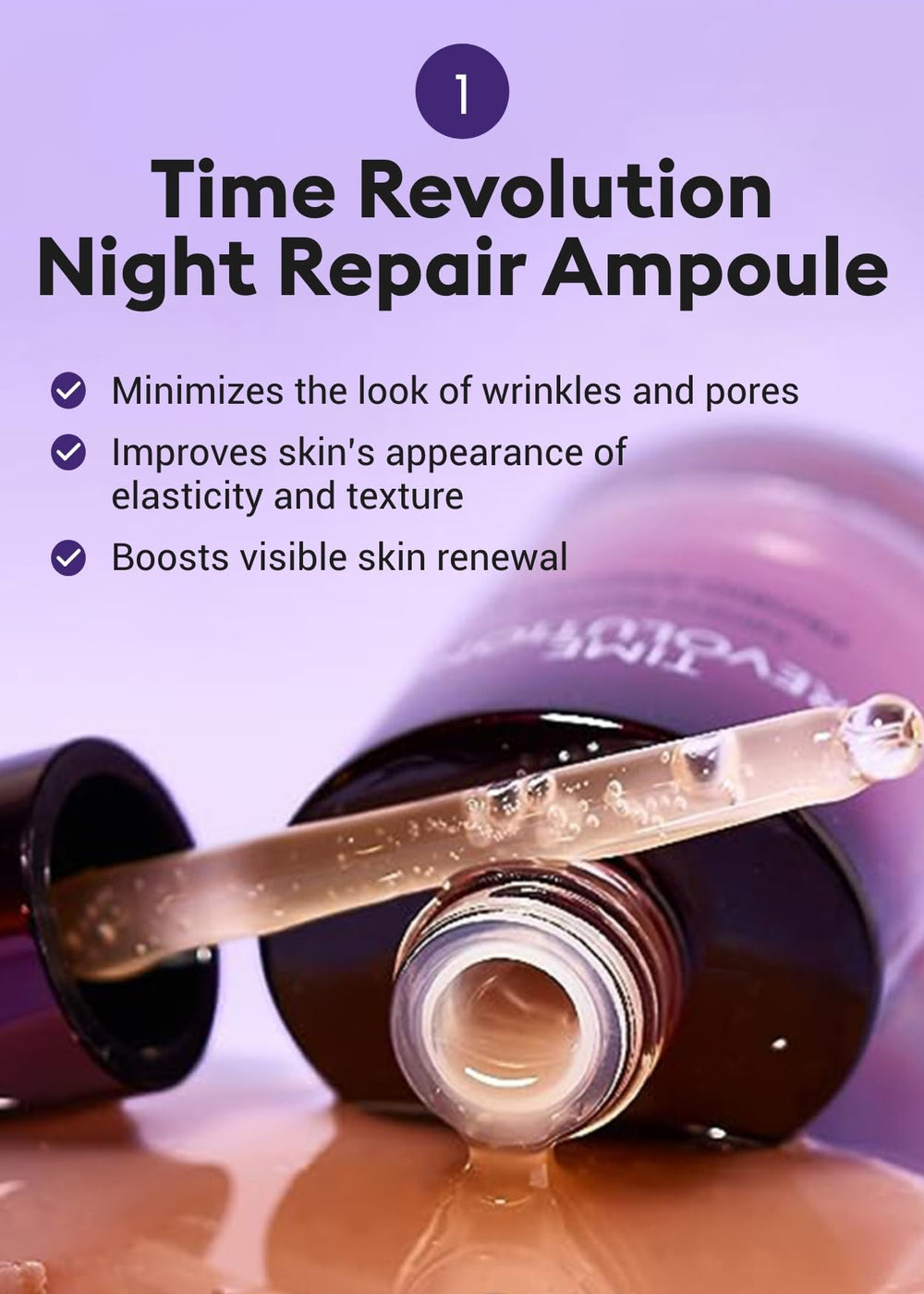 MISSHA Time Revolution Night Repair 5X cream jar showcases rich texture for overnight moisture