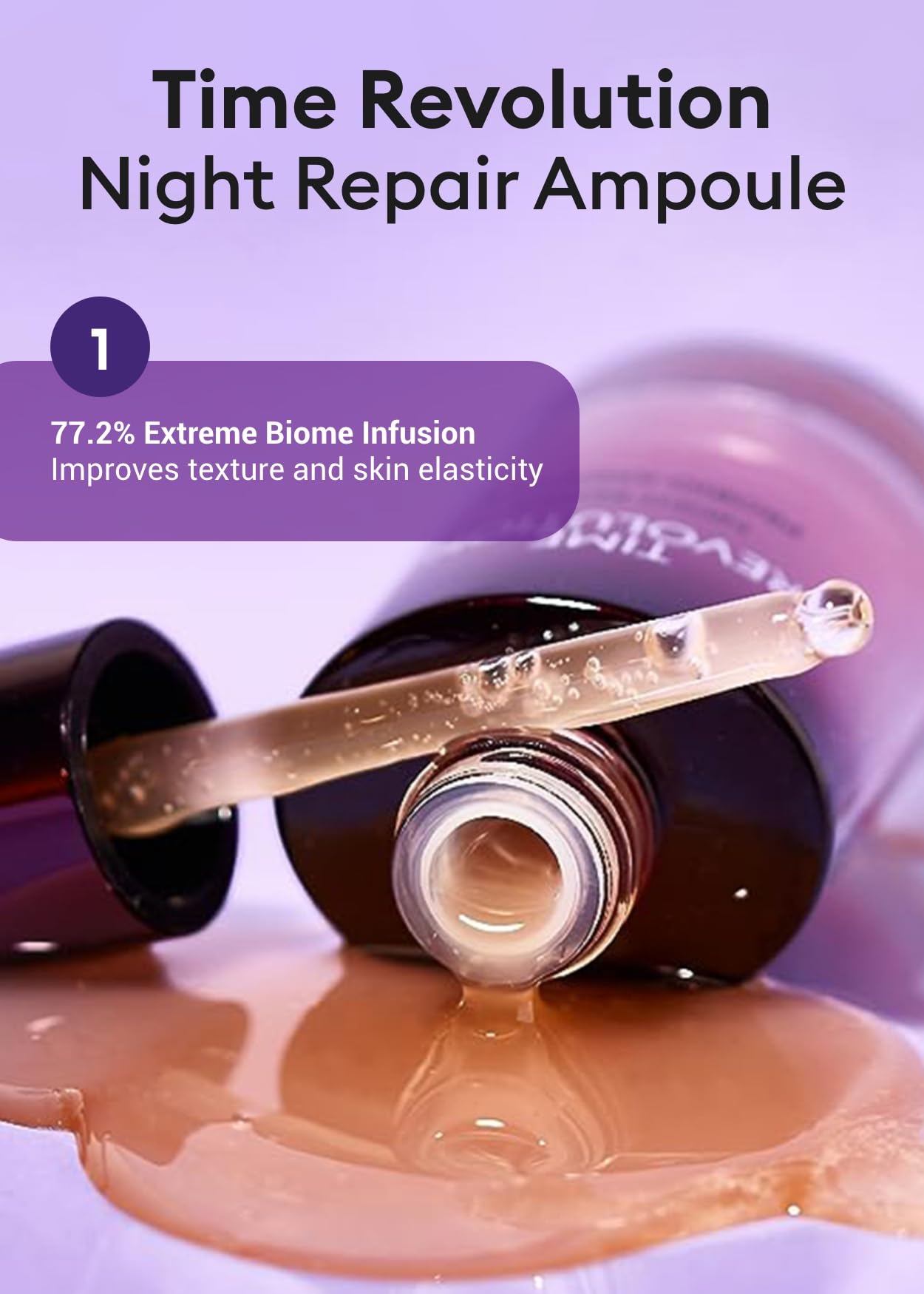 MISSHA Night Repair Cream 5X packaging closeup demonstrates luxurious formula for resilient skin