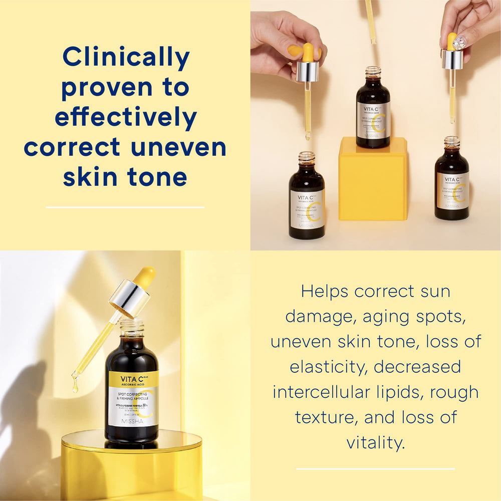 MISSHA Vita C Plus packaging-box shot signals premium skincare ritual