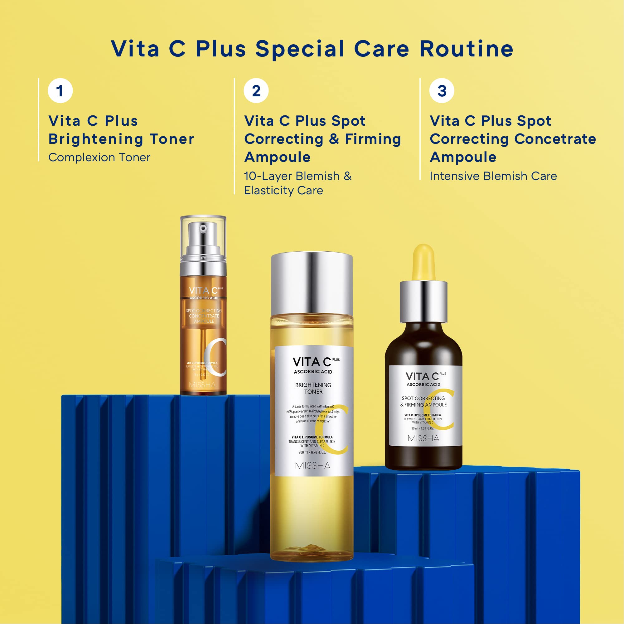 MISSHA Vita C Plus post-application skin looks refreshed and radiant
