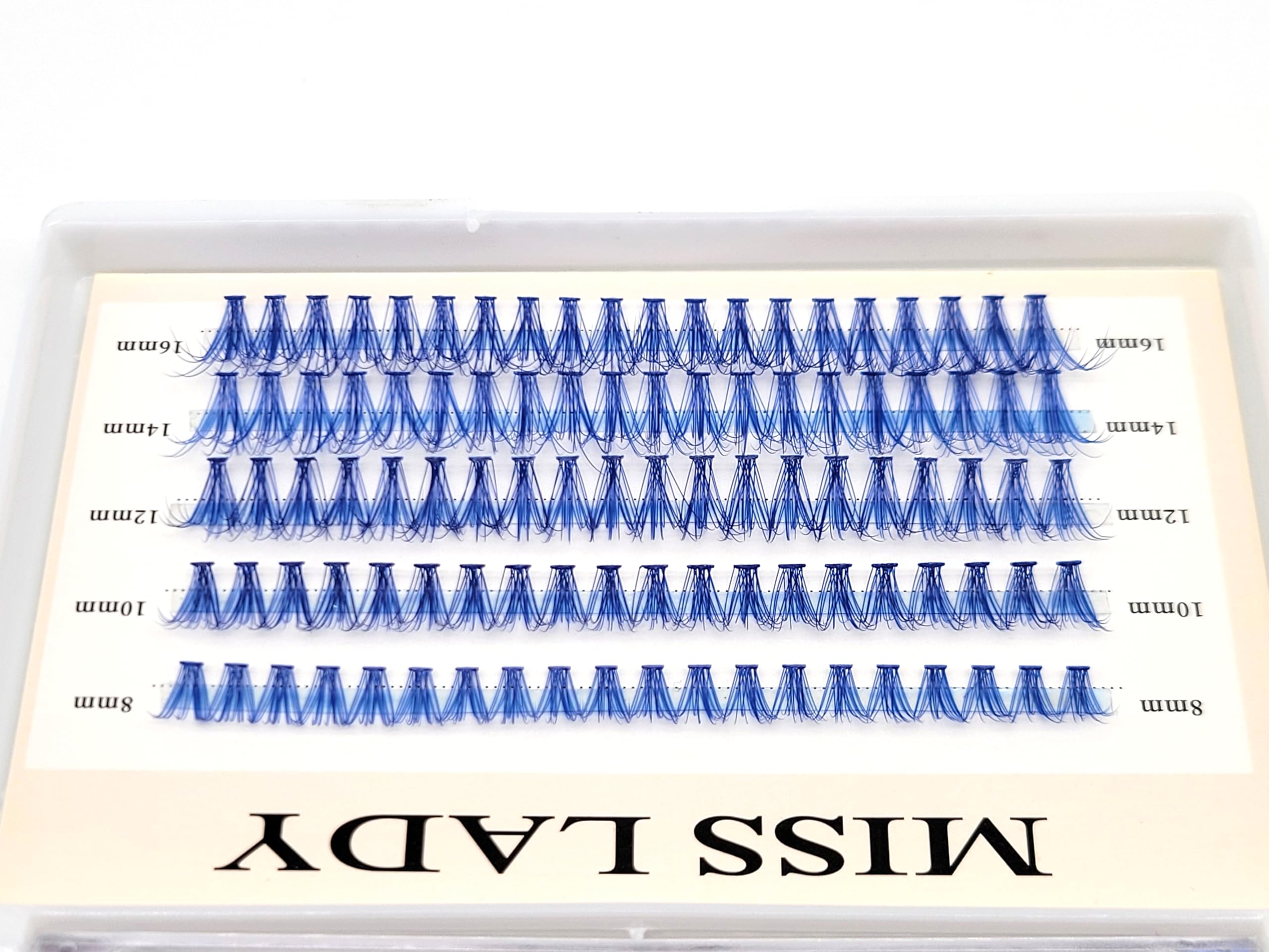 Misslady DIY application with comfortable reusable blue clusters