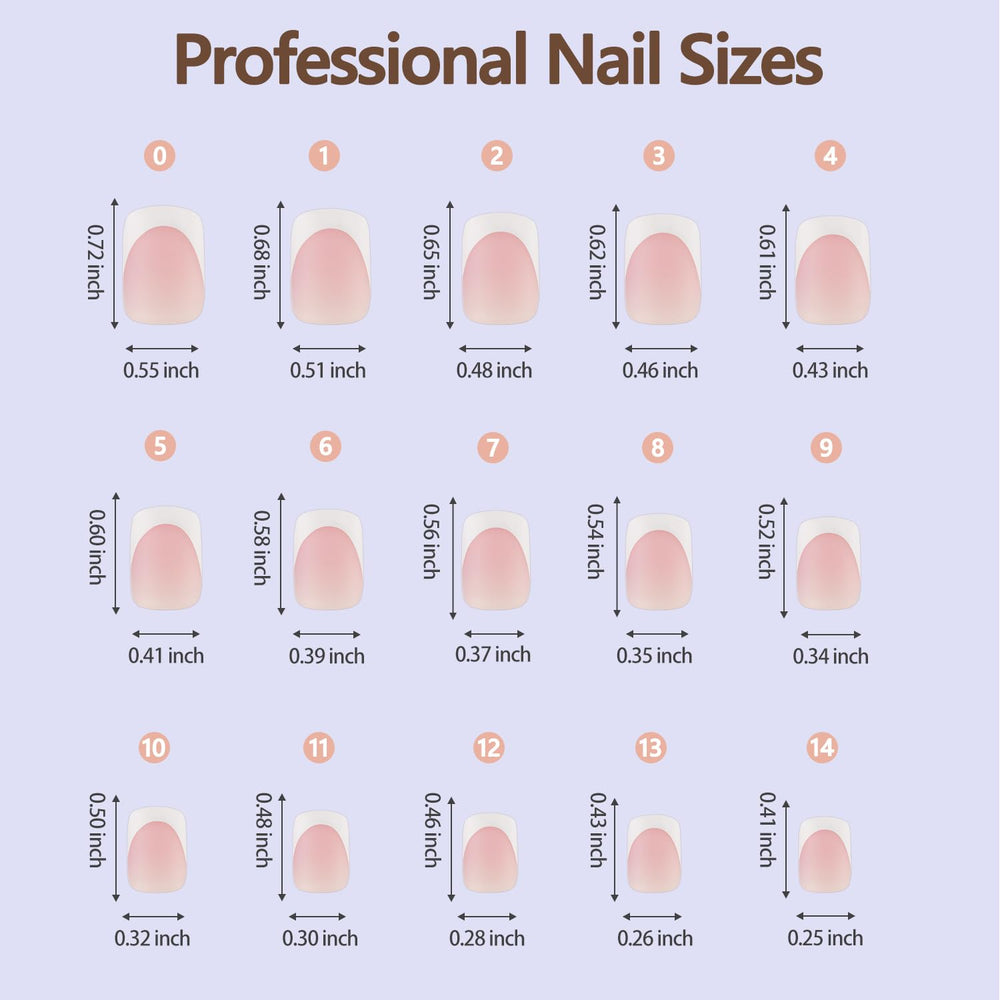 Misssix French tips help you achieve a DIY salon-like final look.